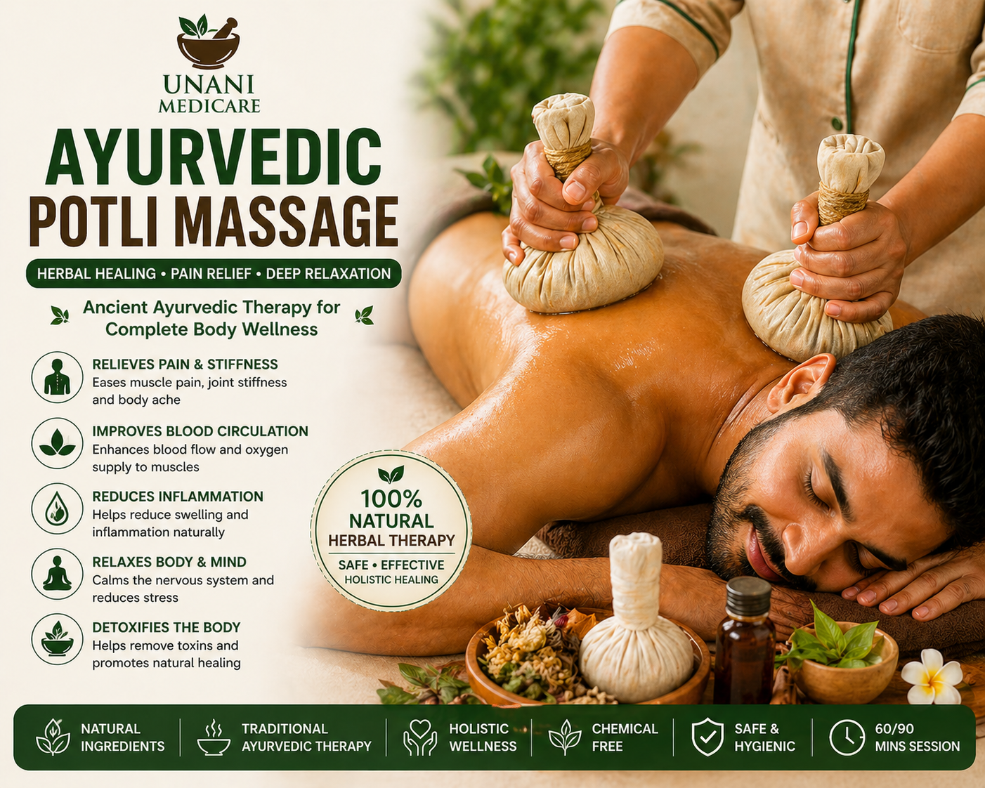 Ayurvedic massage Ayurvedic Potli Massage